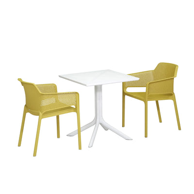 Nardi Clip Table Net Chair Outdoor Dining Setting