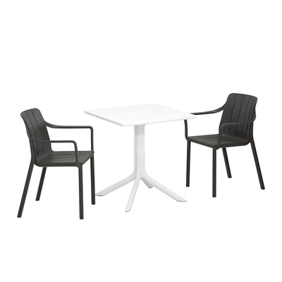 Nardi Clip Table Tiberina Armchair Outdoor Dining Setting