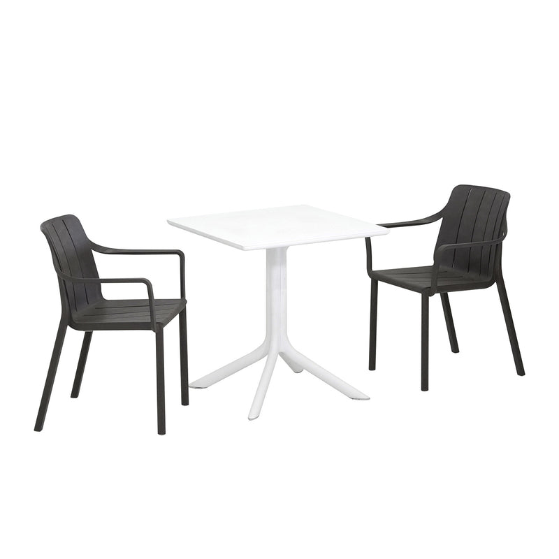 Nardi Clip Table Tiberina Armchair Outdoor Dining Setting