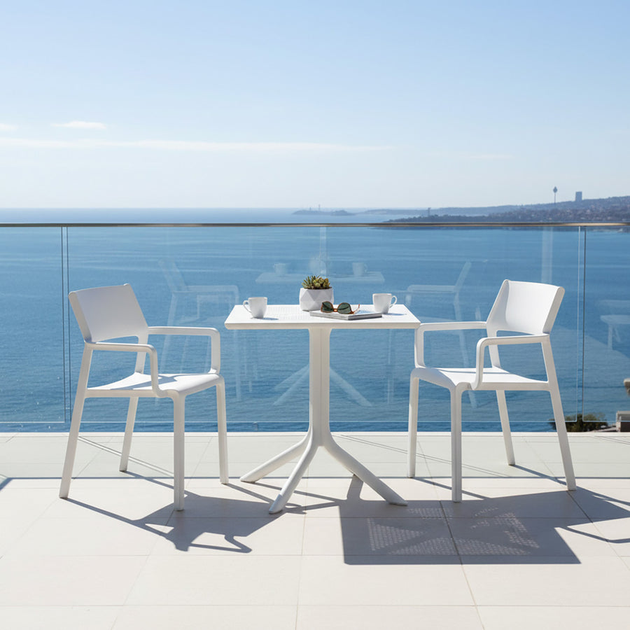 Nardi Clip Table Trill Armchair Outdoor Dining Setting