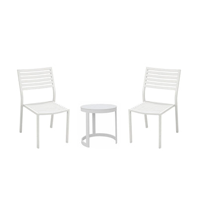 Neverland Side Table Coda Chair Outdoor Balcony Setting