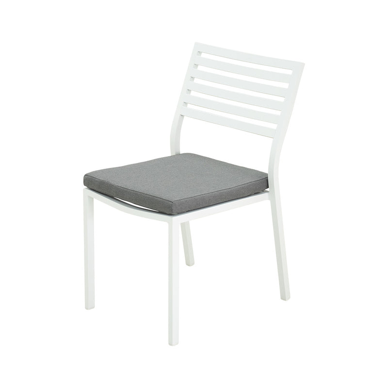 Vernon 180 cm Table Vernon 160 cm Bench and Coda Chair Outdoor Dining Setting