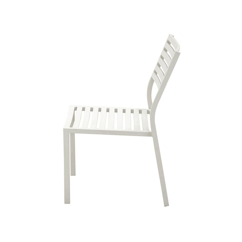 Coda Aluminium Outdoor  Dining Armless Chair