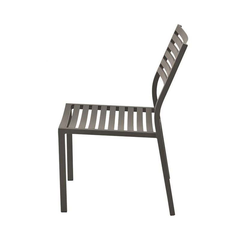 Coda Aluminium Outdoor  Dining Armless Chair