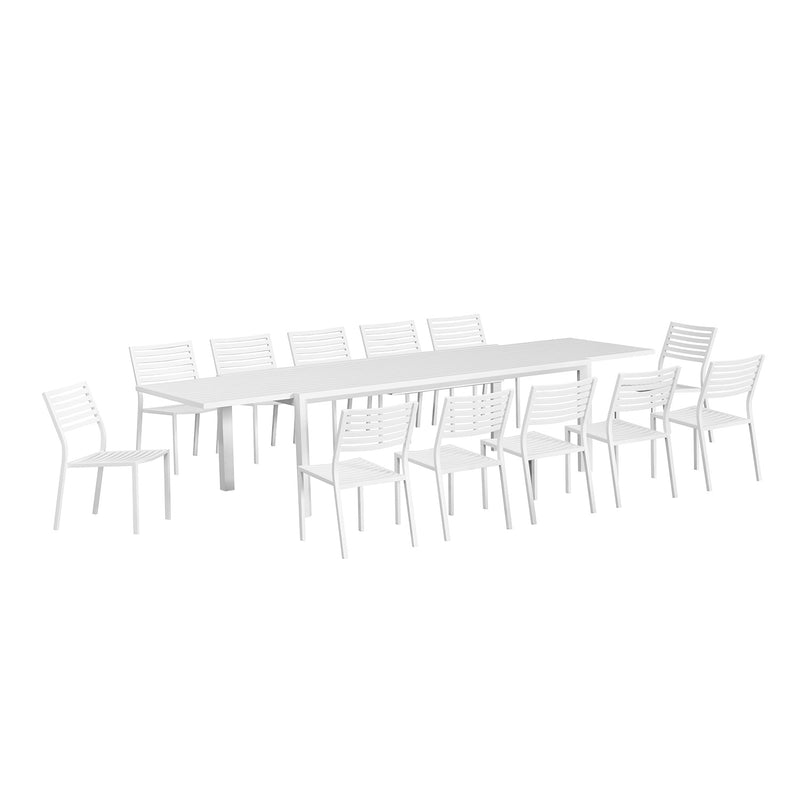 Coda Extension Table Coda Chair Outdoor Dining Setting