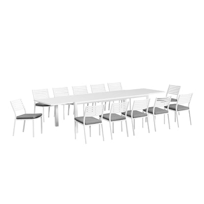 Coda Extension Table Coda Chair Outdoor Dining Setting