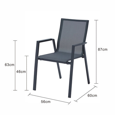 Colac Aluminium Outdoor Dining Chair