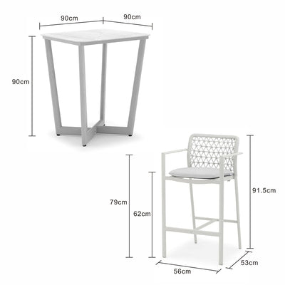Colwood Outdoor Bar Setting