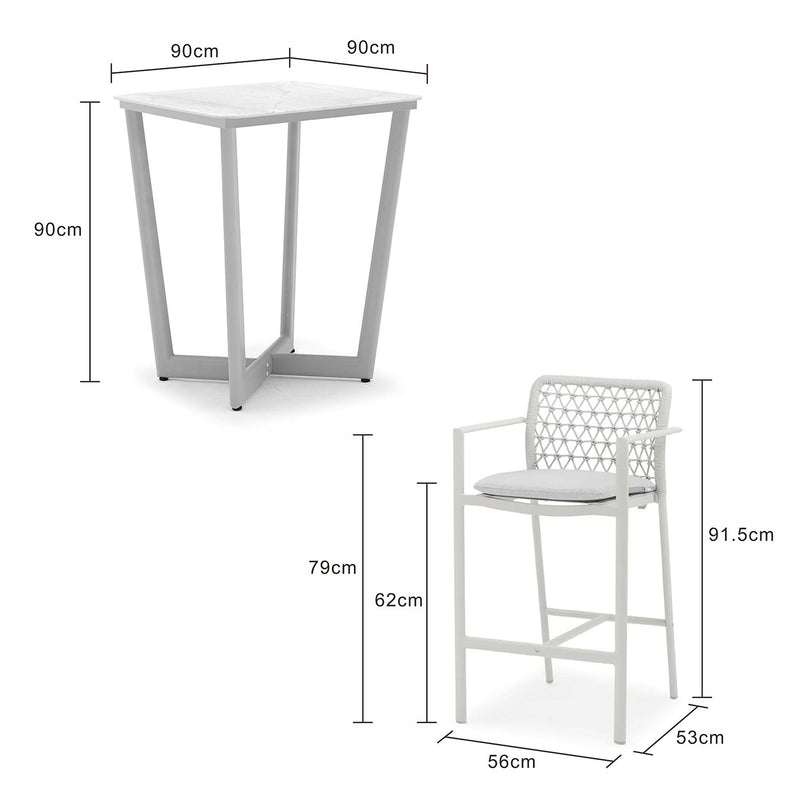 Colwood Outdoor Bar Setting