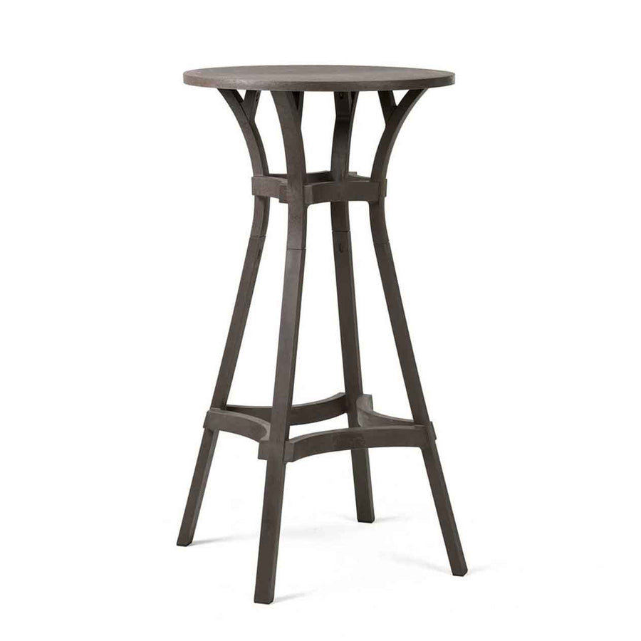 Outdoor balcony furniture: Nardi Combo Bar Table in Terra Dark Brown, a stylish and durable addition for outdoor dining and socializing.