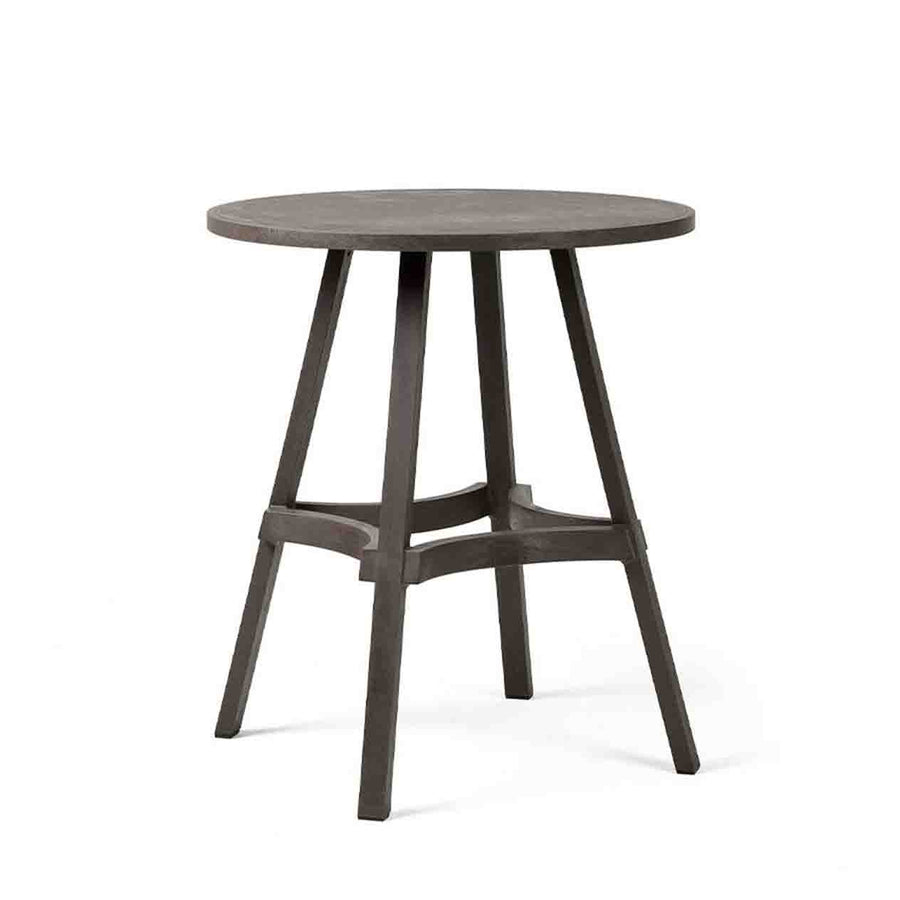 Outdoor balcony furniture: Nardi Combo Table in Terra Dark Brown, perfect for dining and socializing outdoors.