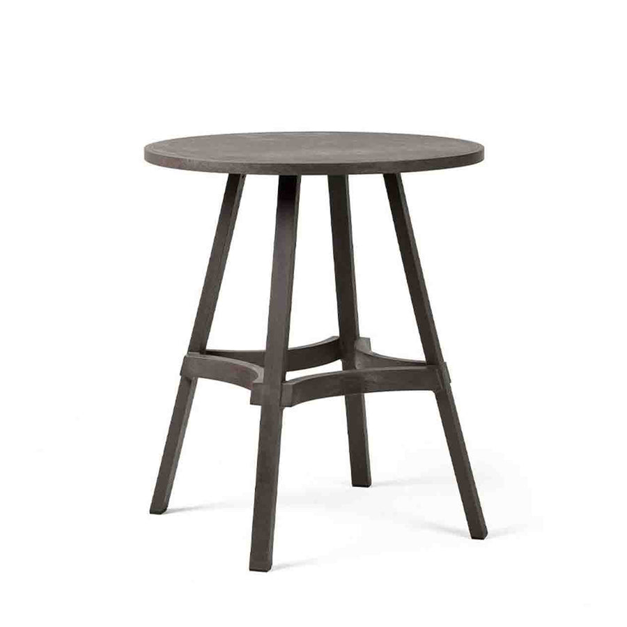 Outdoor balcony furniture: Nardi Combo Table in Terra Dark Brown, perfect for dining and socializing outdoors.