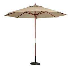 Como Outdoor Timber Centrepost Octagonal Umbrella 270 cm