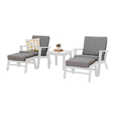 Cortona Outdoor Aluminium 5 PCS Balcony Setting