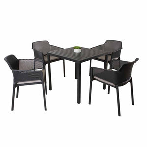 Nardi Cube Table Net Chair Outdoor Dining Setting