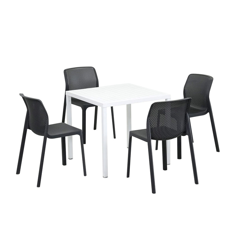 Nardi Cube 80 cm Table Bit Chair Outdoor Dining Setting