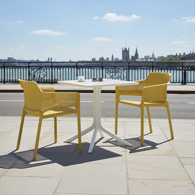 Nardi Clip Table Net Chair Outdoor Dining Setting