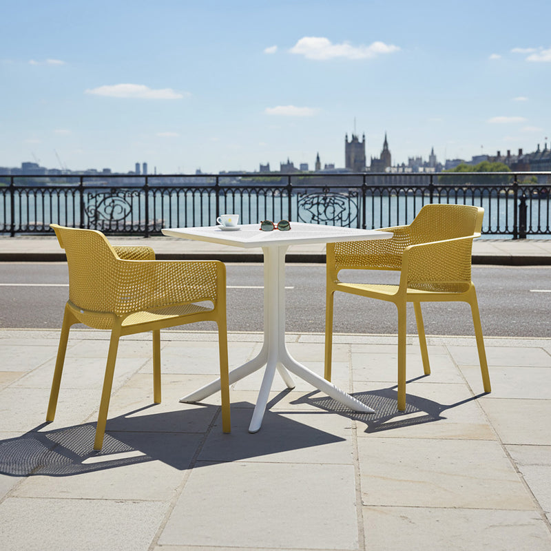 Nardi Clip Table Net Chair Outdoor Dining Setting