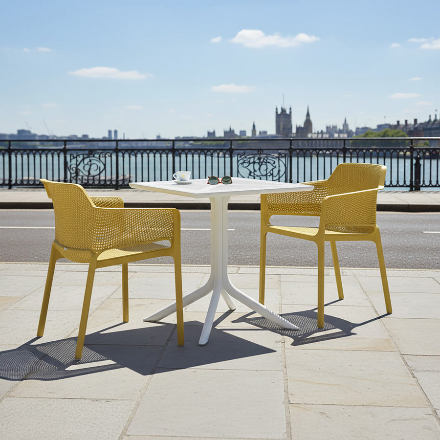 Nardi Clip Table Net Chair Outdoor Dining Setting