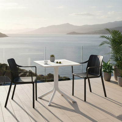 Nardi Clip Table Tiberina Armchair Outdoor Dining Setting