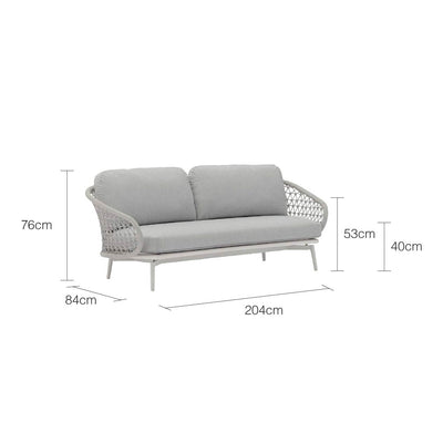 Chelsea 2 Seater Outdoor Rope Lounge