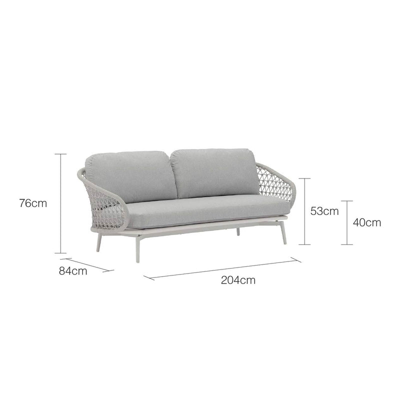 Chelsea 2 Seater Outdoor Rope Lounge