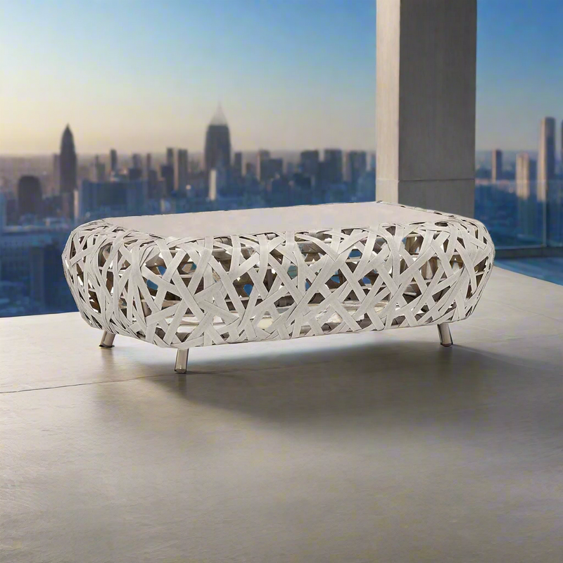 Rhodes Outdoor Wicker Coffee Table 122 cm