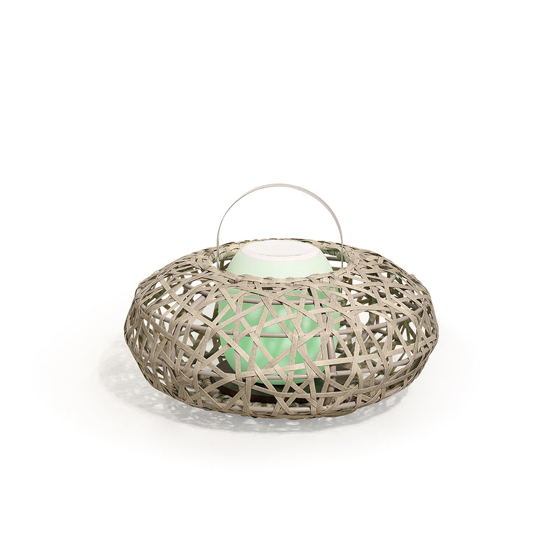 Beige wicker &