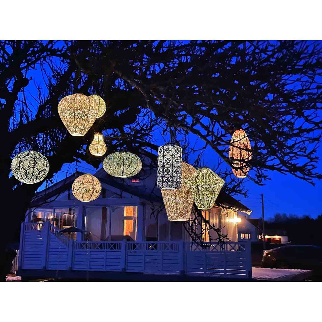 Outdoor light up lanterns hot sale