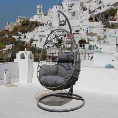 Dayton Outdoor Rope Hanging Egg Chair