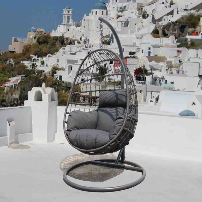 Dayton Outdoor Rope Hanging Egg Chair