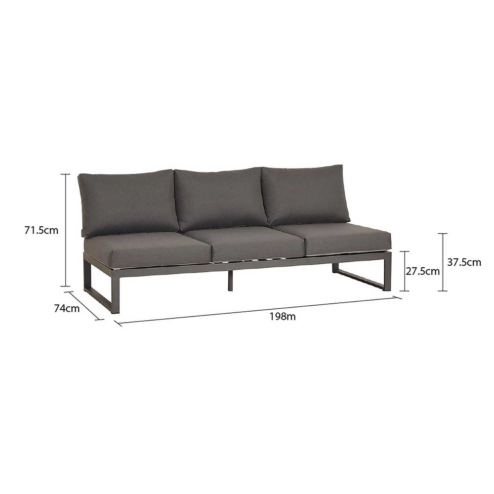 Denver 5 seater modular chaise sale