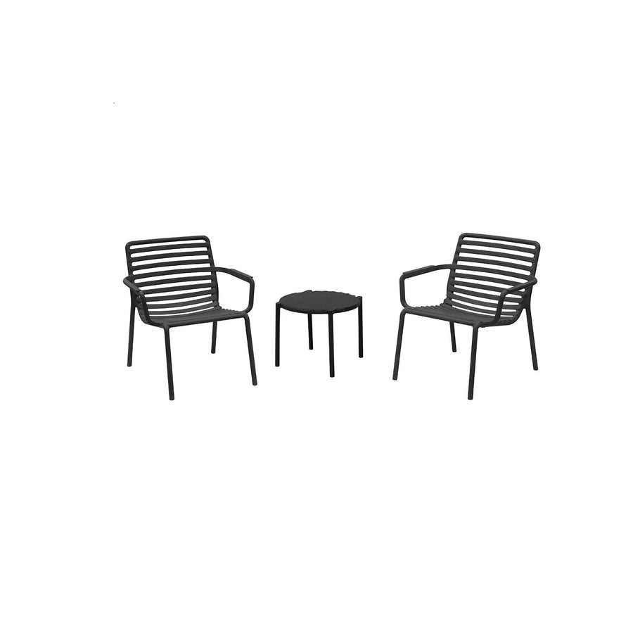 Nardi Doga Coffee Table Doga Relax Chair Balcony Setting
