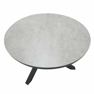 Dover Outdoor Ceramic Round Dining Table 111 cm