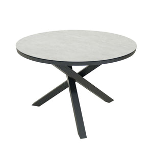 Dover Outdoor Ceramic Round Dining Table 111 cm