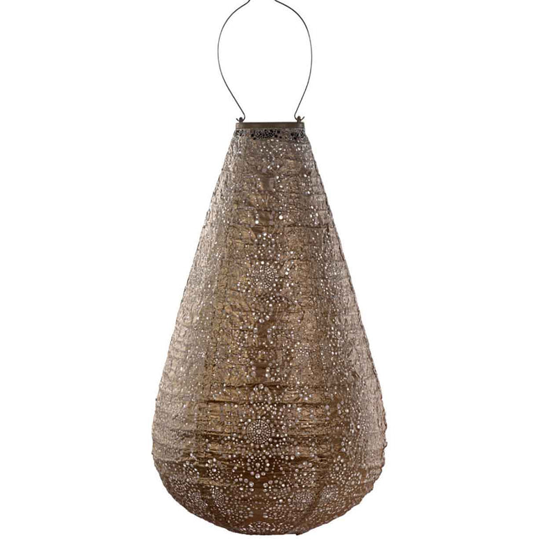 Brown teardrop-shaped &