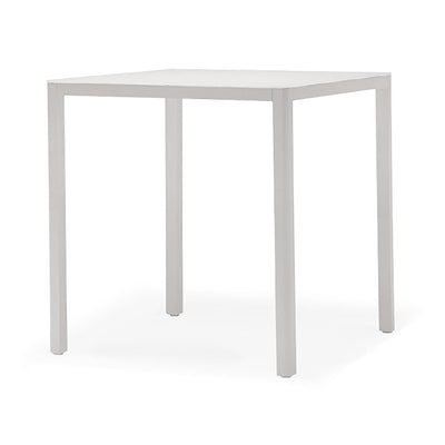 Ella Outdoor Aluminium Square Dining Table with Ceramic Glass Top 90 cm
