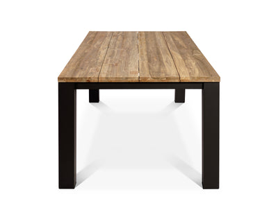 Exeter Outdoor Recycled Teak Dining Table 160 cm