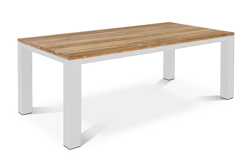 Exeter Outdoor Recycled Teak Dining Table 160 cm