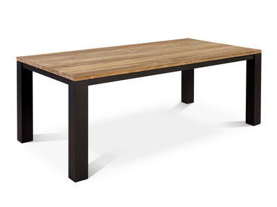 Exeter Outdoor Recycled Teak Dining Table 160 cm