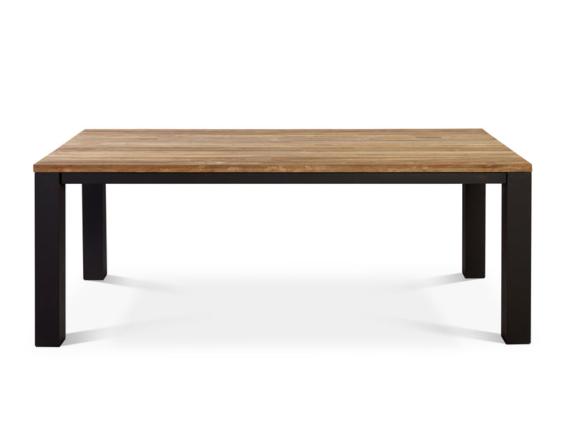 Exeter Outdoor Recycled Teak Dining Table 160 cm