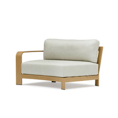 Genova Aluminium Outdoor Endchair With Right Arm