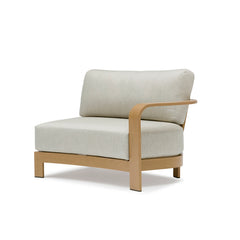 Genova Aluminium Outdoor Endchair With Left Arm