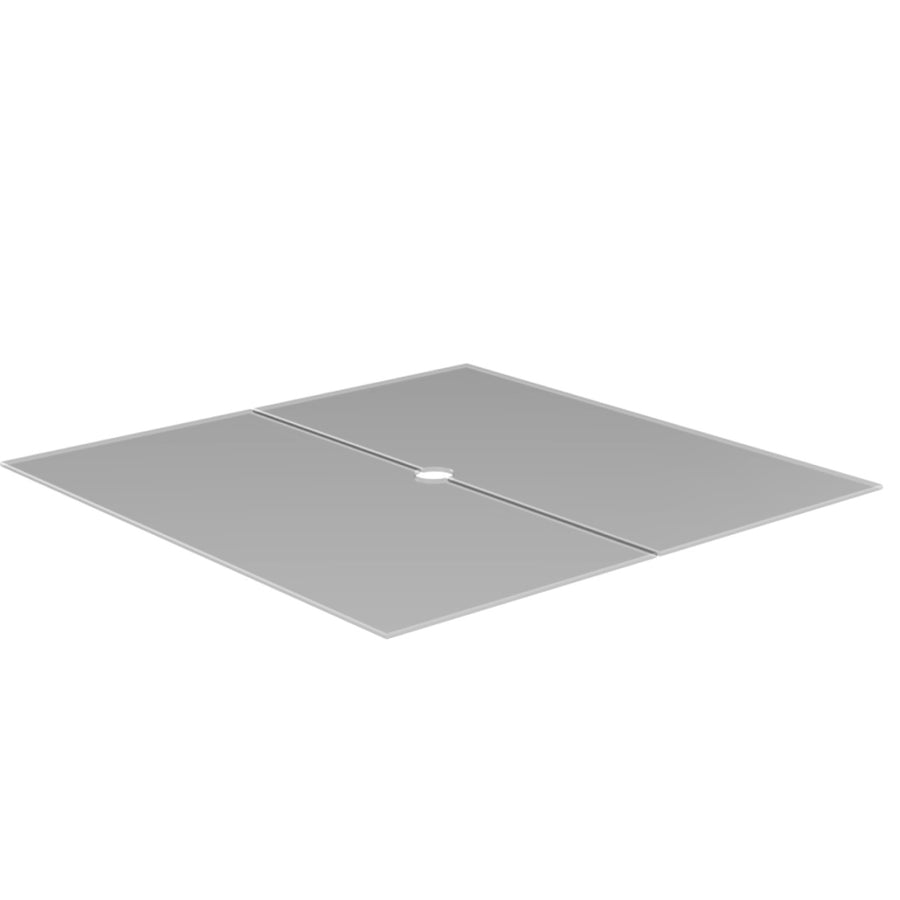 Translucent glass cover plate for &