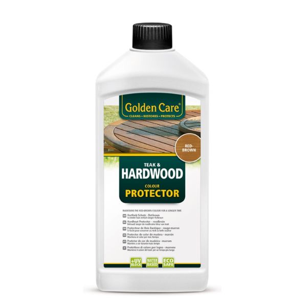 Golden Care Outdoor Hardwood Protector Dark Red/Brown 1 Litre