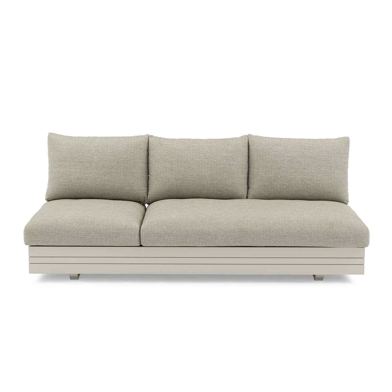 Hannover II 6 Seater Aluminium Outdoor Modular Lounge With Coffee Table