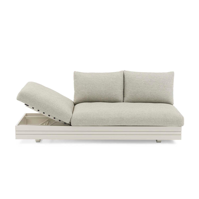 Hannover II 7 Seater Aluminium Outdoor Modular Lounge With Coffee Table