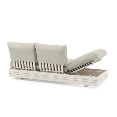 Hannover II 7 Seater Aluminium Outdoor Modular Lounge With Coffee Table