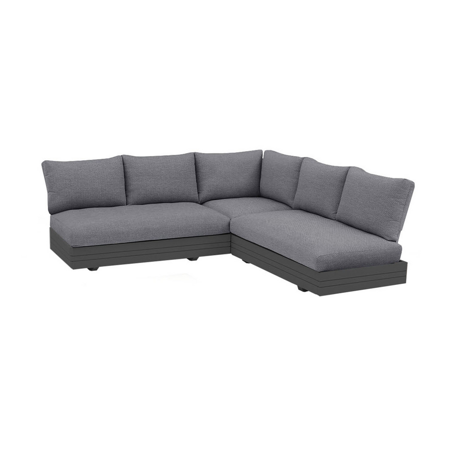 Hannover II 5 Seater Aluminium Outdoor Modular Lounge
