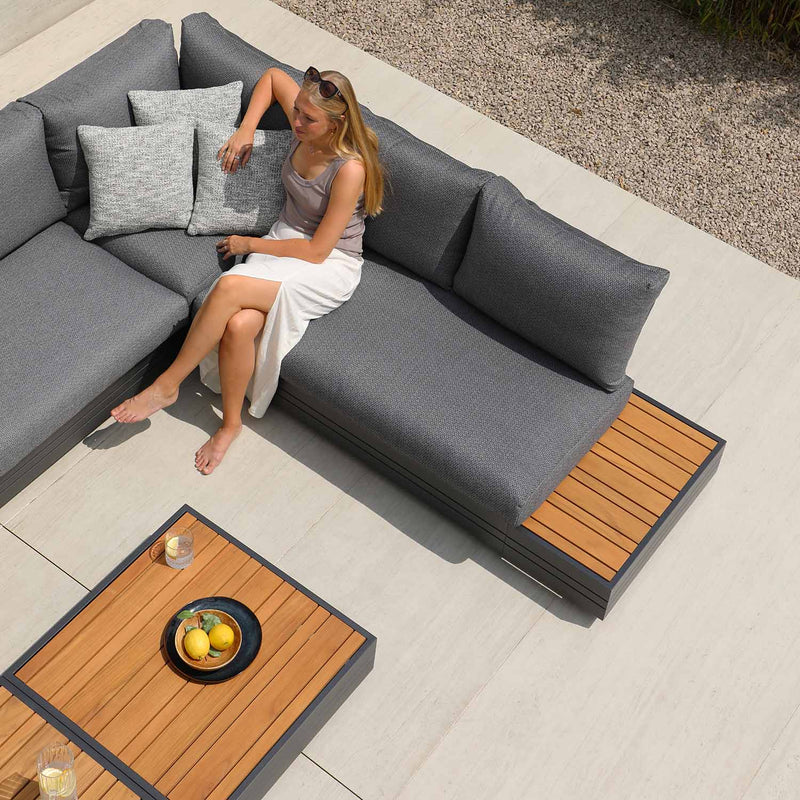 Hannover II 2 Seater Aluminium Outdoor Lounge